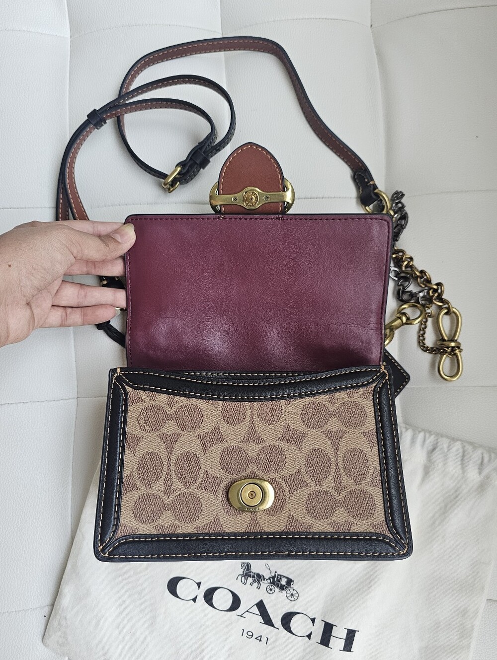 Authentic Coach Riley 18 1941 Colletion Bag - Picture 13 of 16